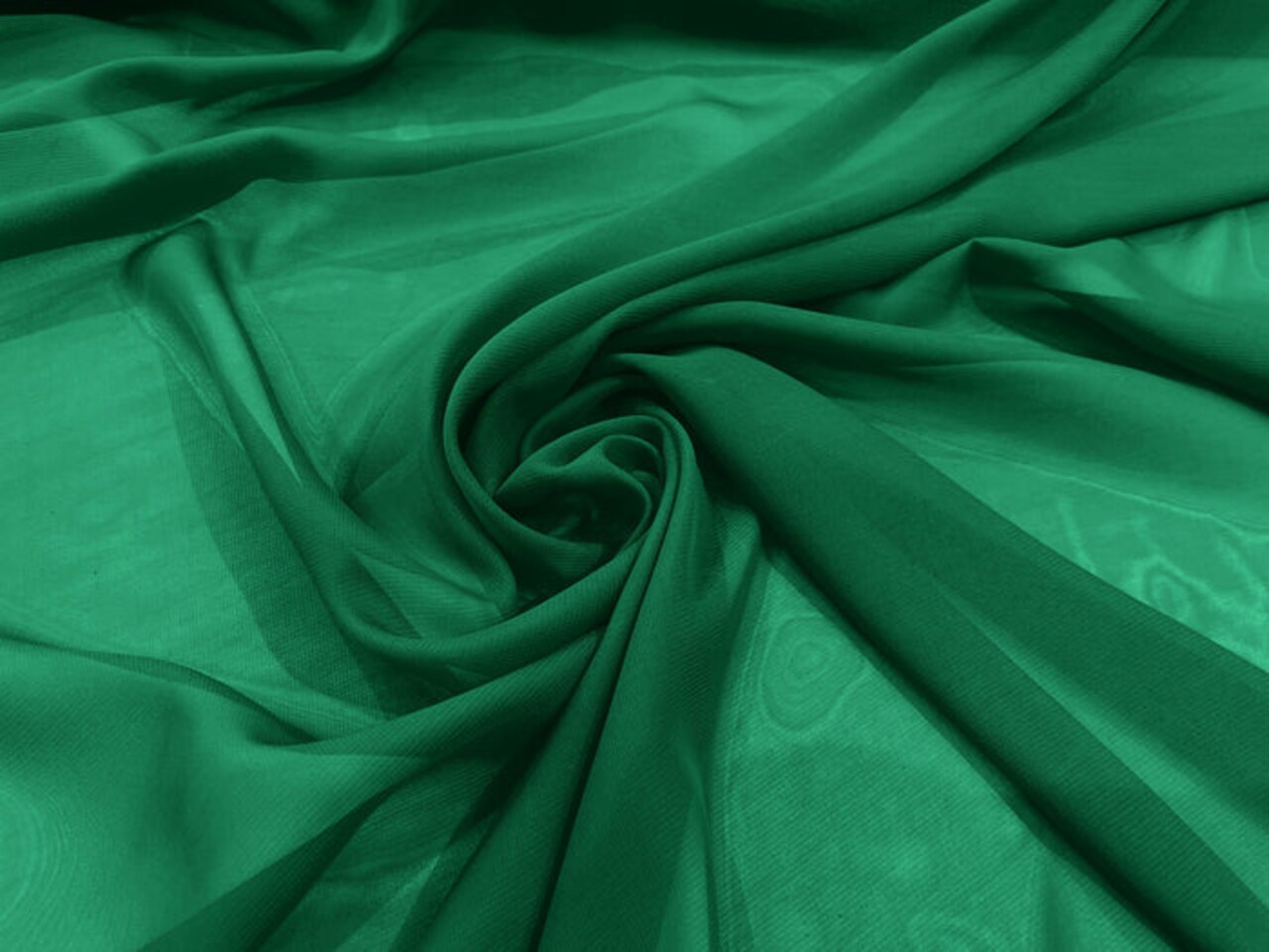 1 Yard 58/60" Width Solid Chiffon Lightweight Soft Polyester Fabric